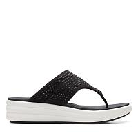 Drift Jaunt 26166266 - Женские вьетнамки Clarks, черные Drift Jaunt 26166266 - Женские вьетнамки Clarks, черные