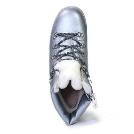 Женские высокие ботинки EMU Australia Larawag W12648, серебряные