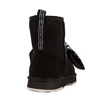 Sheepskin Fashion Sharky Mini Bandana W13199 - Женские полусапоги из овчины (угги) EMU Australia, черные Sheepskin Fashion Sharky Mini Bandana W13199 - Женские полусапоги из овчины (угги) EMU Australia, черные