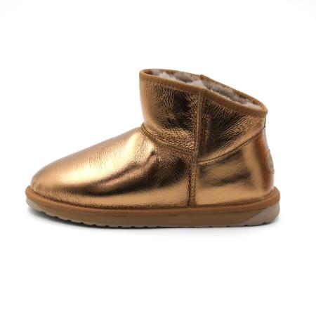 Женские угги EMU Australia Aarons Glossy W12922, золотые