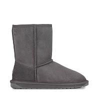 Stinger Mini W10003 - Женские полусапоги из овчины (угги) EMU Australia, серые Stinger Mini W10003 - Женские полусапоги из овчины (угги) EMU Australia, серые