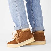  44412267-1400 - Женские полусапоги Bugatti, коньячные