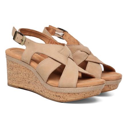 Женские босоножки Clarks Clarks Elleri Rae 26171443, бежевые