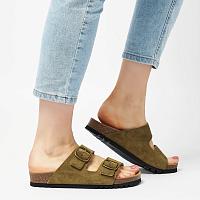 JOSEPHINE F321651147 - Женские пантолеты SCHOLL, хаки JOSEPHINE F321651147 - Женские пантолеты SCHOLL, хаки