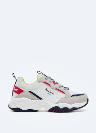 Дети кроссовки Pepe Jeans London MONSTER BOYS PBS30483, белые