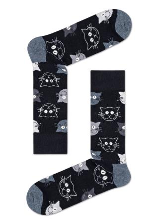 3-Pack Mixed Cat Socks Gift Set XMJA08
