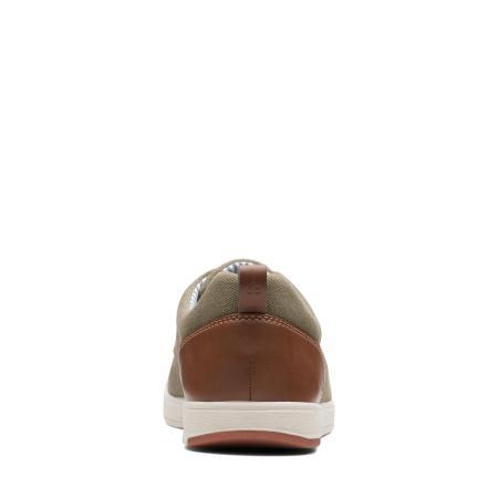 Мужские кроссовки Clarks Step Isle Crew 26140323, оливковые