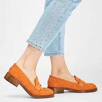  44405123-1400 - Женские лоферы Bugatti, оранжевые