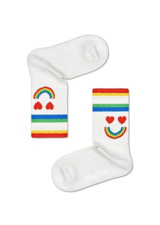 Kids Rainbow Smile Rib Sock KRBS14