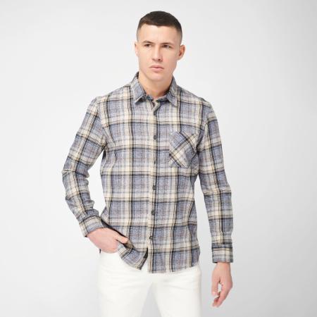 Мужская рубашка Camel Active Longsleeve shirt 409135-2S55, бежевая