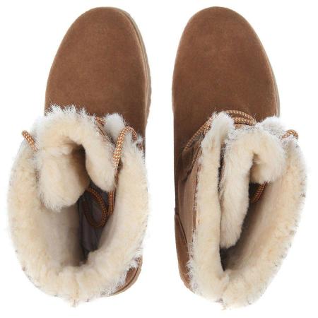 Женские полусапоги из овчины (угги) EMU Australia Illawong W11657, коричневые