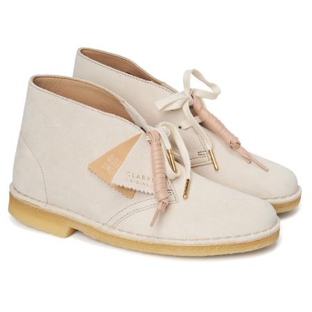 Женские дезерты Clarks Desert Boot. 26156690, белые