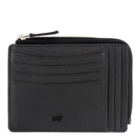 Мужской чехол для карт Braun Buffel CARDIFF Card case + zip 8CS 89149, черный