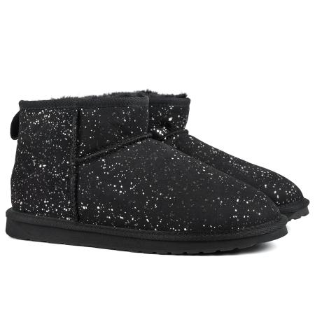 Женские полусапоги из овчины (угги) EMU Australia, Модель Модель: Stingers Stinger Micro Milkyway,, арт: арт: W13186, цвет , цвет черный