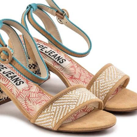 Женские босоножки Pepe Jeans London YOGI PLS90392, бежевые