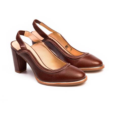 Женские туфли с закрытым мыском/открытой пяткой Clarks Ellis Ivy 26132003, коричневые