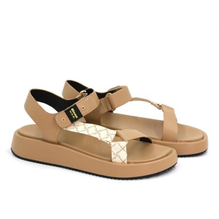 Женские сандалии Blauer CLANCY S4CLANCY03-ALL, бежевые Женские сандалии Blauer CLANCY S4CLANCY03-ALL, бежевые