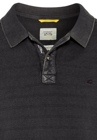Мужское поло Camel Active Polo Long Sleeve 409865-8P01, серое