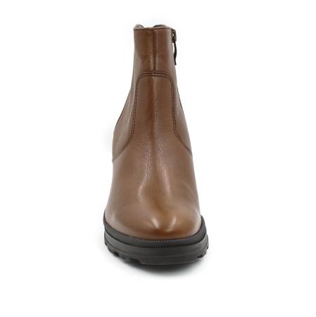 Женские ботинки на молнии ARA MANTOVA ST 2.0 12-47381-66, коньячные