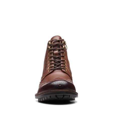 Мужские высокие ботинки Clarks Bowzer Hi 26162802, коричневые Мужские высокие ботинки Clarks Bowzer Hi 26162802, коричневые