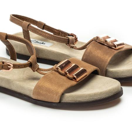 Женские сандалии Clarks Agean Cool 26125853, золотые