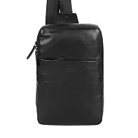 LEATHER HAND BAG RF43182 - Мужская сумка слинг Royalfinch, черная LEATHER HAND BAG RF43182 - Мужская сумка слинг Royalfinch, черная