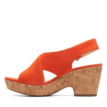Женские босоножки Clarks Maritsa Lara 26142159, оранжевые