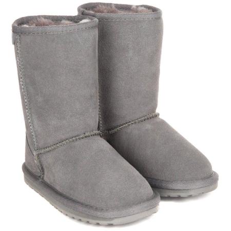 Детские угги EMU Australia Wallaby Lo K10102, серые