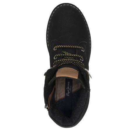 Детские высокие ботинки Pepe Jeans London COMBAT SPORT BLACK PBS50074, черные