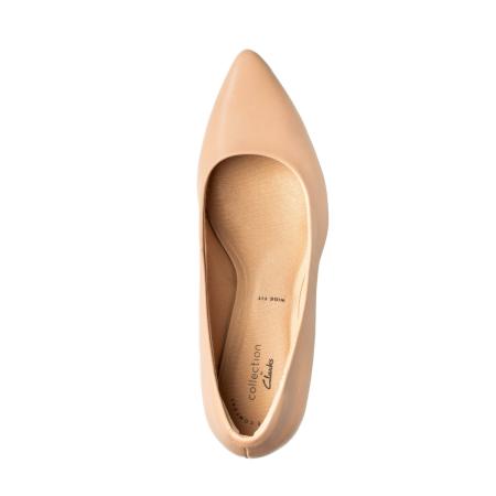 Женские туфли-лодочки Clarks Linvale Jerica 26140628, бежевые