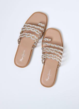 Женские сланцы Pepe Jeans London IRMA FOLK s_PLS90556, серебряные