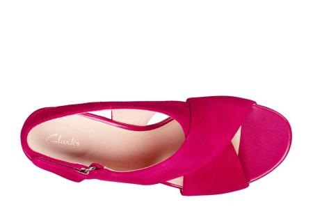 Женские босоножки Clarks Maritsa Lara 26147926, фуксия