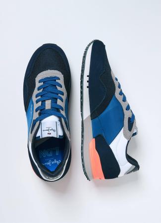 Мужские кроссовки Pepe Jeans London LONDON ONE SERIE M PMS30822, синие