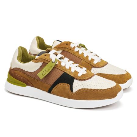 Мужские кроссовки Clarks RaceLite Tor 26164247, коричневые