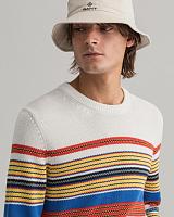MULTI COLORED STRIPED C-NECK 8040080 - MULTI COLORED STRIPED C-NECK 8040080