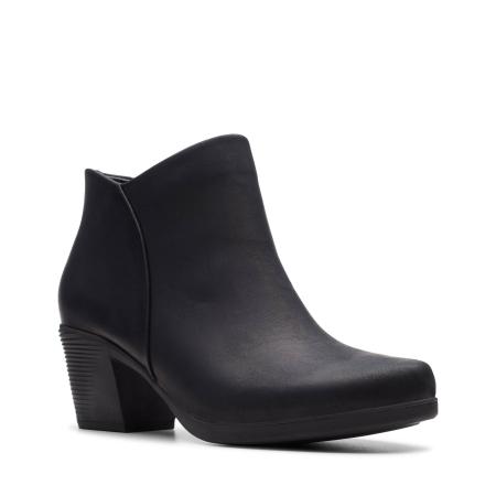 Женские ботильоны Clarks Un Lindel Zip 26145612, черные