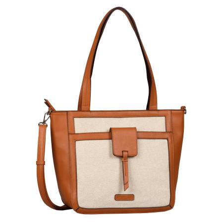 Женская сумка шоппер Tom Tailor Bags MIRANDA 29252, коньячная