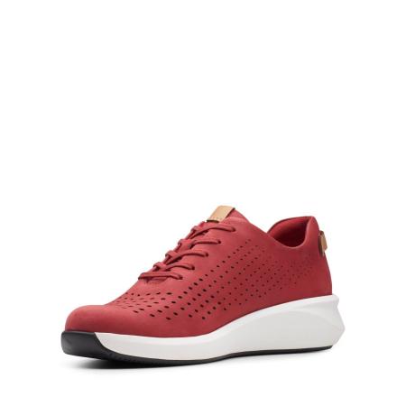 Женские кроссовки Clarks Un Rio Tie 26148718, красные