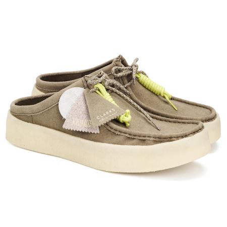Мужские сабо Clarks Wallabee Cup 26170085, зеленые