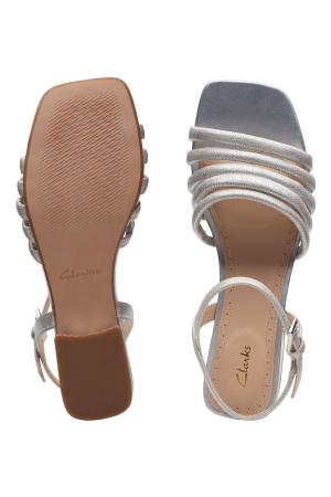 Женские босоножки Clarks Clarks Seren25 Part 26170821, серебряные