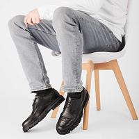  33307439-1000 - Мужские полуботинки Bugatti, черные