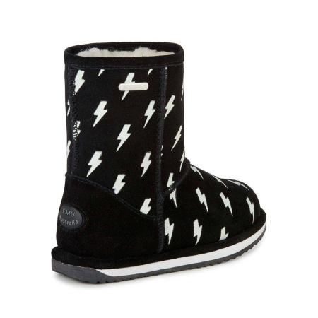 Детские сапоги EMU Australia Lightning Bolt Brumby K12102, черные