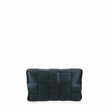 Женская сумка на плечо Charlotte DONNA INPELLE INTRECCIO INTR0336NERO, черная