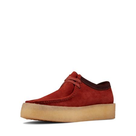 Мужские кеды Clarks Wallabee Cup 26162437, красные
