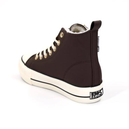 Женские высокие кеды British Knights KAYA MID B52-3709-01, коричневые