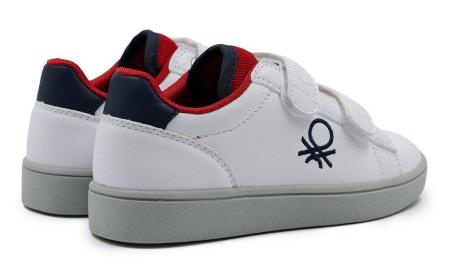 Детские кеды United Colors of Benetton Cupsole BTK124020, белые