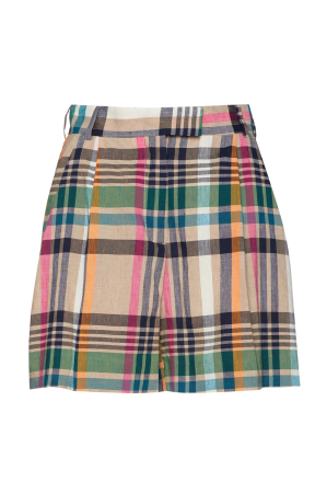 CHECKED TAILORED SHORTS 4020040