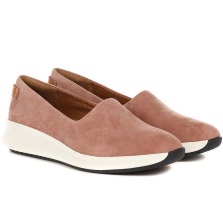 Женские слипоны Clarks Un Rio Step 26141445, розовые
