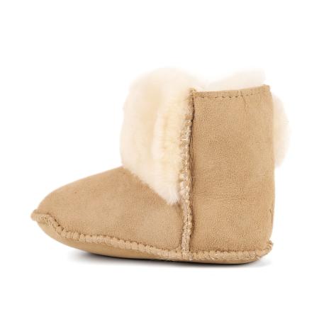 Детские пинетки из овчины EMU Australia Walker/Pre-Walker Baby Bootie Deluxe B13256, песочные