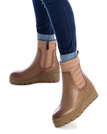 Женские челси CARMELA LEATHER COMBINED LADIES ANKLE BOOTS 160326, коричневые